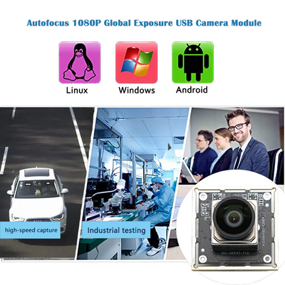 200W 1080P AR0234 Module de caméra à prise instantanée haute vitesse USB à mise au point automatique globale