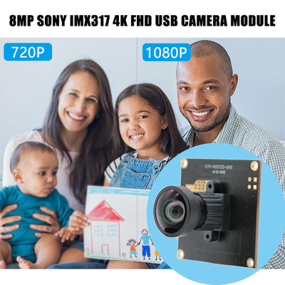 module Sony imx317 4k FHD de caméra d'Usb 8mp pour la surveillance de sécurité