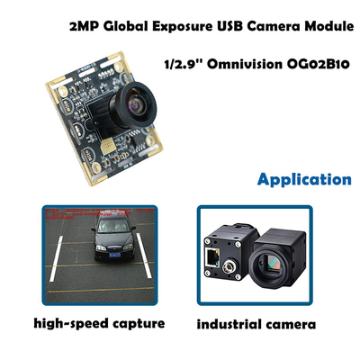 Volet global de module de caméra d'OG02B10 60FPS USB pour des applications industrielles de vision par ordinateur