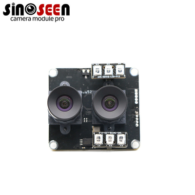 Module de caméra à double objectif de 2 MP avec lumière de remplissage et interface USB pour une fonctionnalité améliorée
