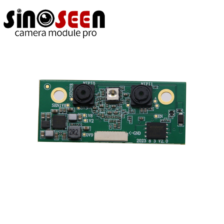Module de caméra de reconnaissance faciale 3D alimenté par l'intelligence artificielle avec détecteurs infrarouges RGB à double sortie UVC 720P et conception basse consommation